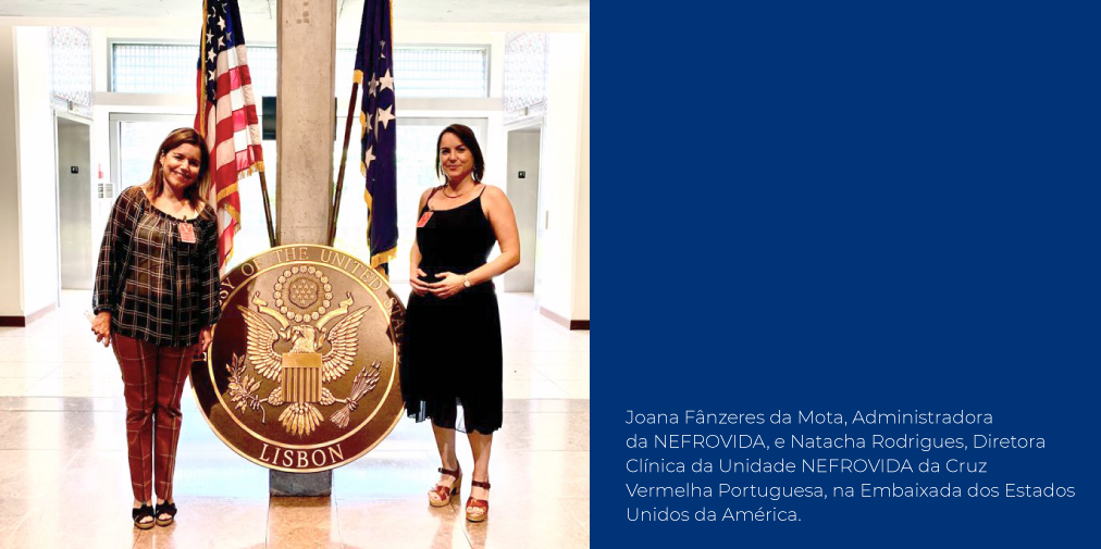 Nefrovida visita embaixada dos estados unidos da america